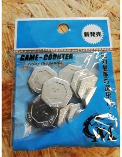 +1/-1 Counters Zilver (12 Stuks)