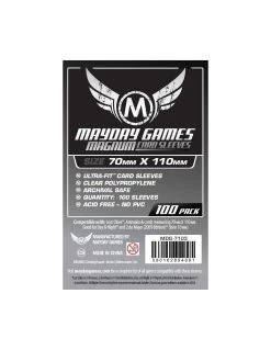 Mayday: 70mm X 110mm: Magnum Silver Sleeve (100 Stuks)