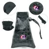 Black Leatherette Changeling Eye Dice Bag -Speelgoed Winkel black leatherette changeling eye dice bag