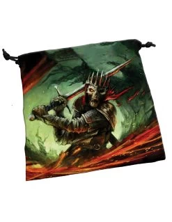 Steve Jackson Games Deluxe Dice Bag: Skeletal Warrior
