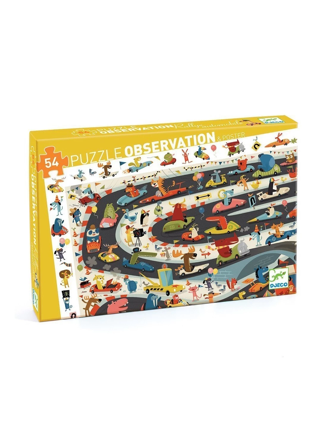 Djeco OBSERVATION PUZZLE - Car Rally 54 Pcs 3 Djeco OBSERVATION PUZZLE - Car Rally 54 Pcs