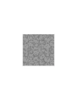 Gaming Paper: Gray 1" Hexagon Roll
