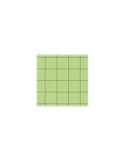 Gaming Paper: Green 1" Square Roll