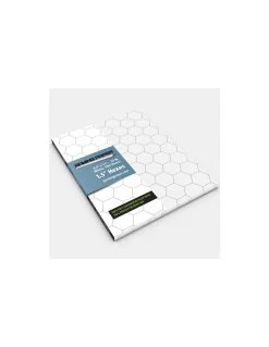 Gaming Paper Singles: White 1.5" Hexagon