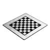 PLAYMAT Chess White 40x40 -Speelgoed Winkel playmat chess white 40x40 1