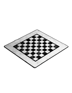 PLAYMAT Chess White 40x40
