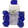 Polyhydral Diceset - 7 Dice: Translucent Dark Blue -Speelgoed Winkel polyhydral diceset 7 dice translucent dark blue