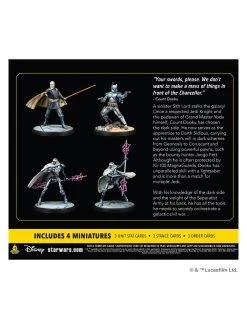 Atomic Mass Games Star Wars: Shatterpoint - Count Dooku Squad Pack (Pre-Order: 2 June 2023) -Speelgoed Winkel star wars shatterpoint count dooku squad pack 1