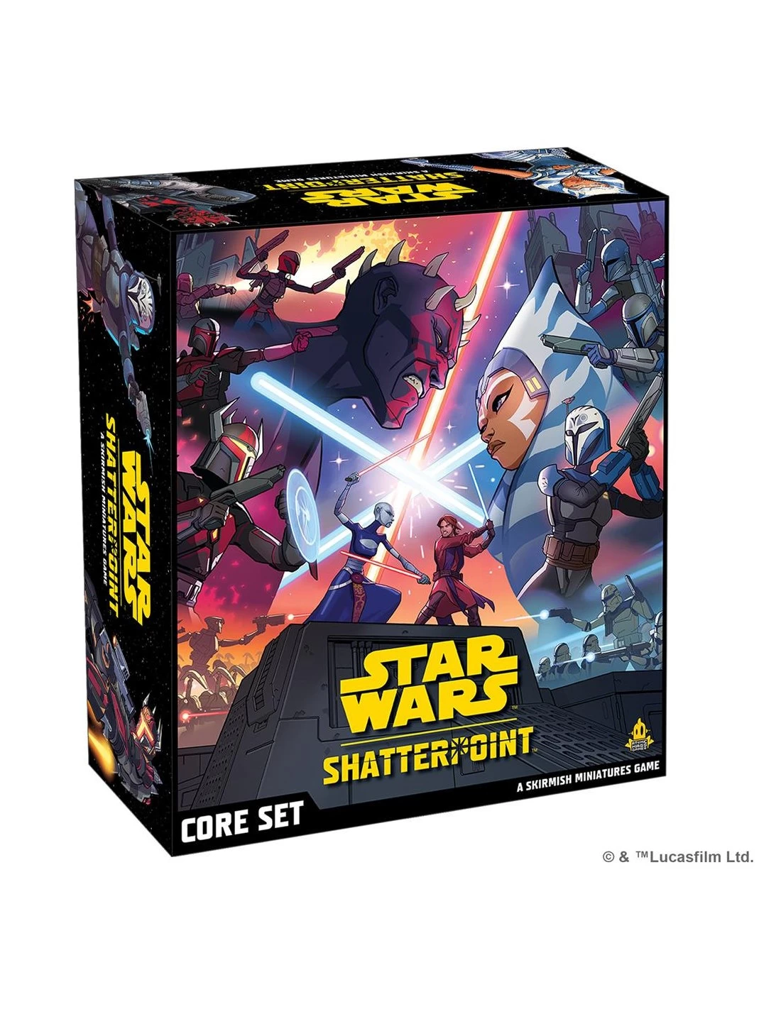 Atomic Mass Games Star Wars: Shatterpoint Pakket (basis + 4 Expansions) (Pre-Order: 2 June 2023) 3 Atomic Mass Games Star Wars: Shatterpoint Pakket (basis + 4 Expansions) (Pre-Order: 2 June 2023)