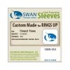Swan: 75mm X 75mm: Sleeves (150 Stuks) -Speelgoed Winkel swan 75mm x 75mm sleeves 150 stuks
