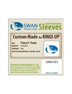 Swan: 75mm X 75mm: Sleeves (150 Stuks)