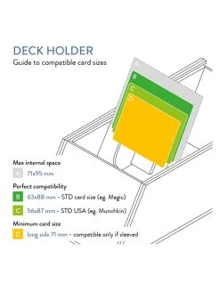 THE DICETROYERS: 250 Cards Deck Holder Ver. "Cherry" -Speelgoed Winkel the dicetroyers 250 cards deck holder ver cherry 2