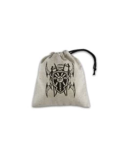 Vampire Beige & Black Basic Dice Bag