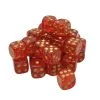 Wurfelset D6 Glitter: Red/Gold (36) -Speelgoed Winkel wurfelset d6 glitter red gold 36