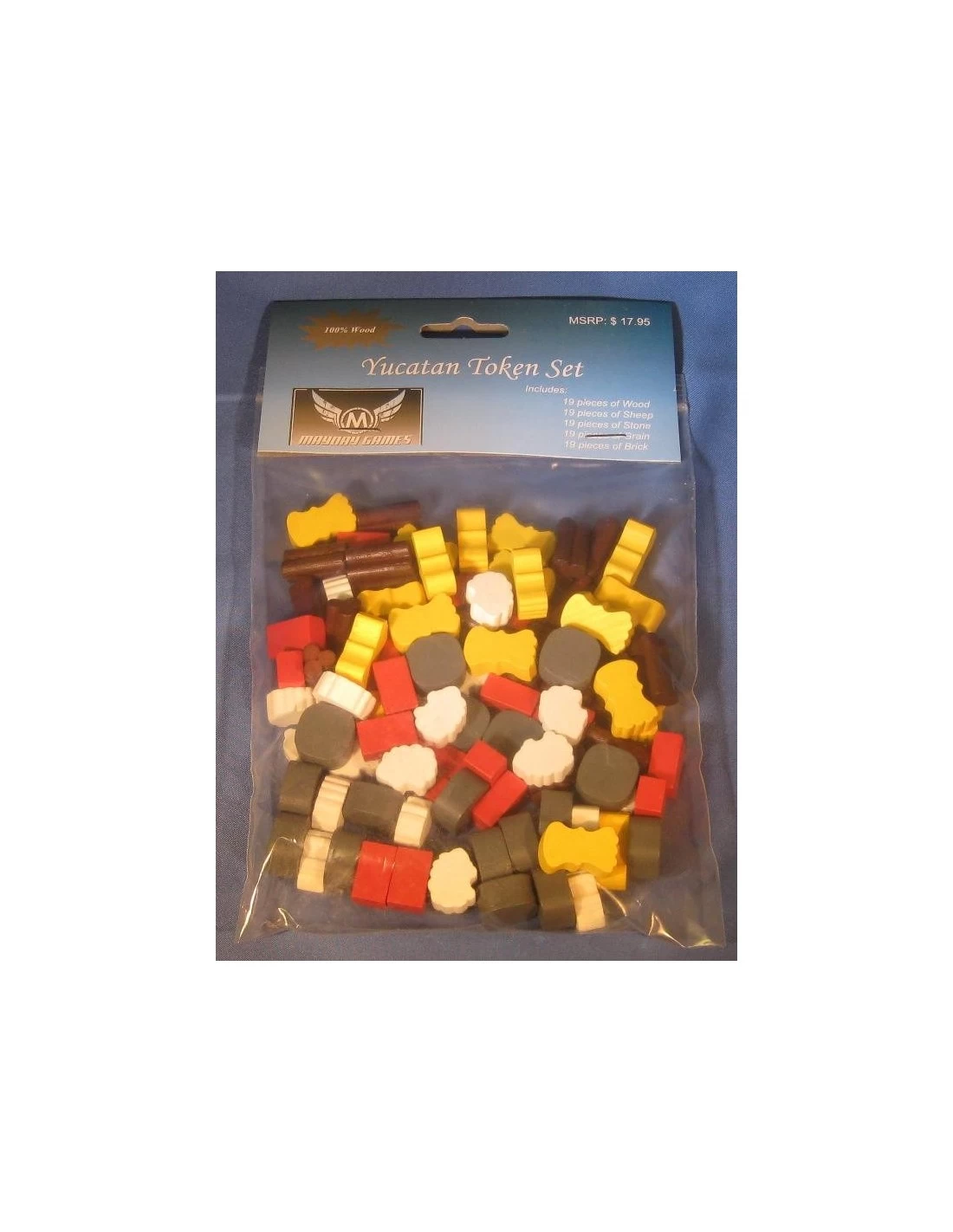 Yucatan Fiches Set (3-4 Spelers) 4 Yucatan Fiches Set (3-4 Spelers) - Afbeelding 2